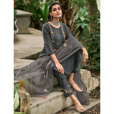 grey-floral-embroidered-cotton-silk-suit-1