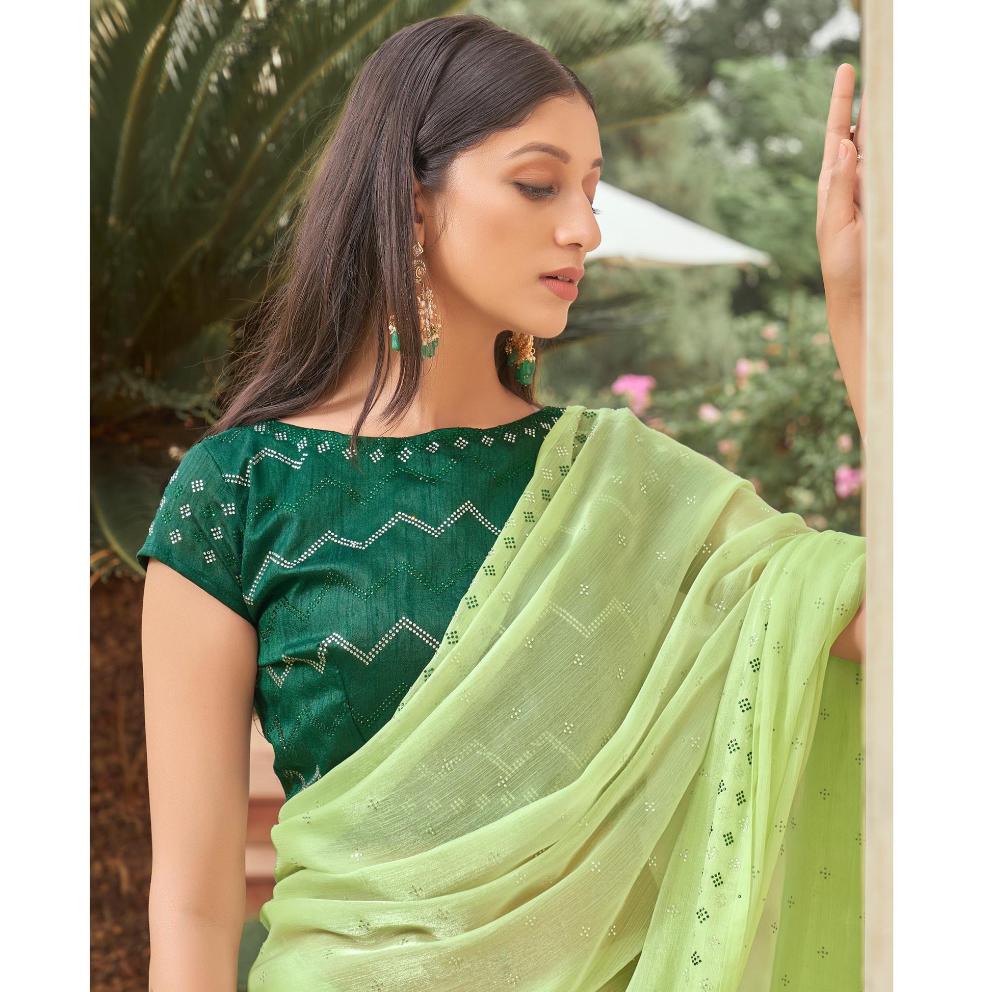 green-embroidered-tissue-saree
