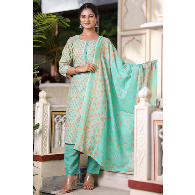 green-floral-printed-pure-cotton-suit-1