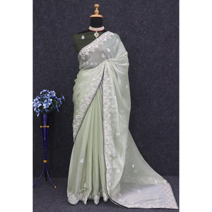 green-sequins-embroidered-chiffon-silk-saree