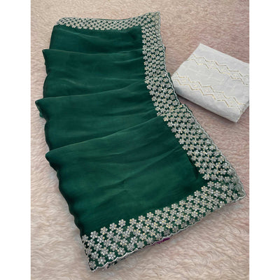 green-sequins-embroidered-chiffon-saree-6