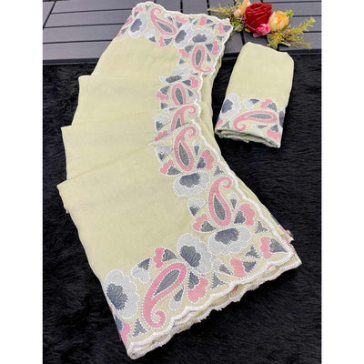 green-floral-embroidered-vichitra-silk-saree-4