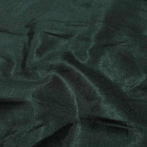 Dark Green Floral Printed Organza Dress Material