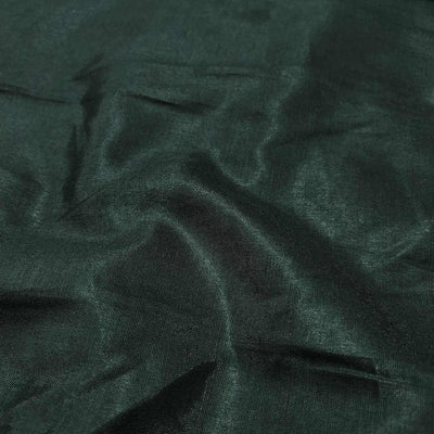 Dark Green Floral Printed Organza Dress Material