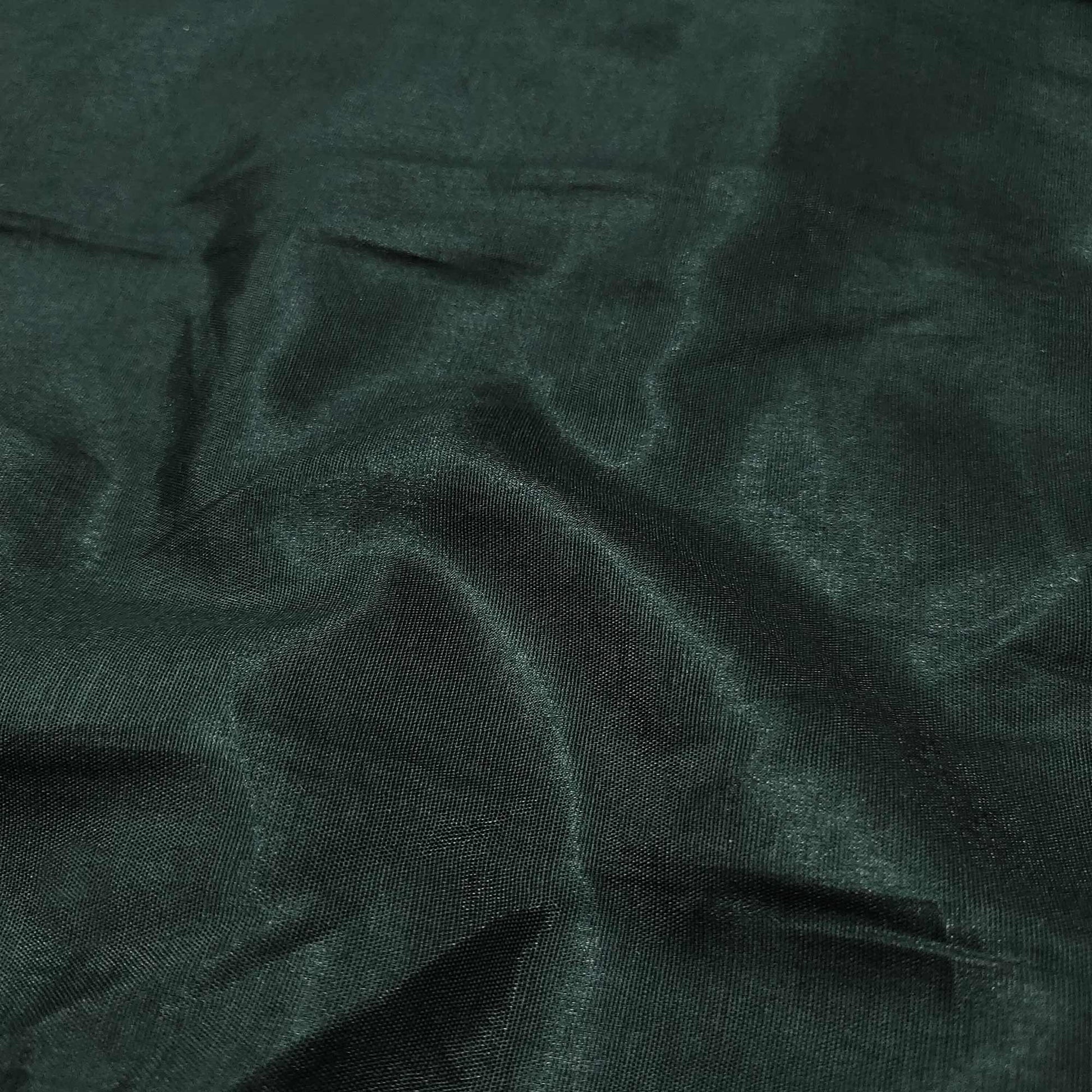 Dark Green Floral Printed Organza Dress Material