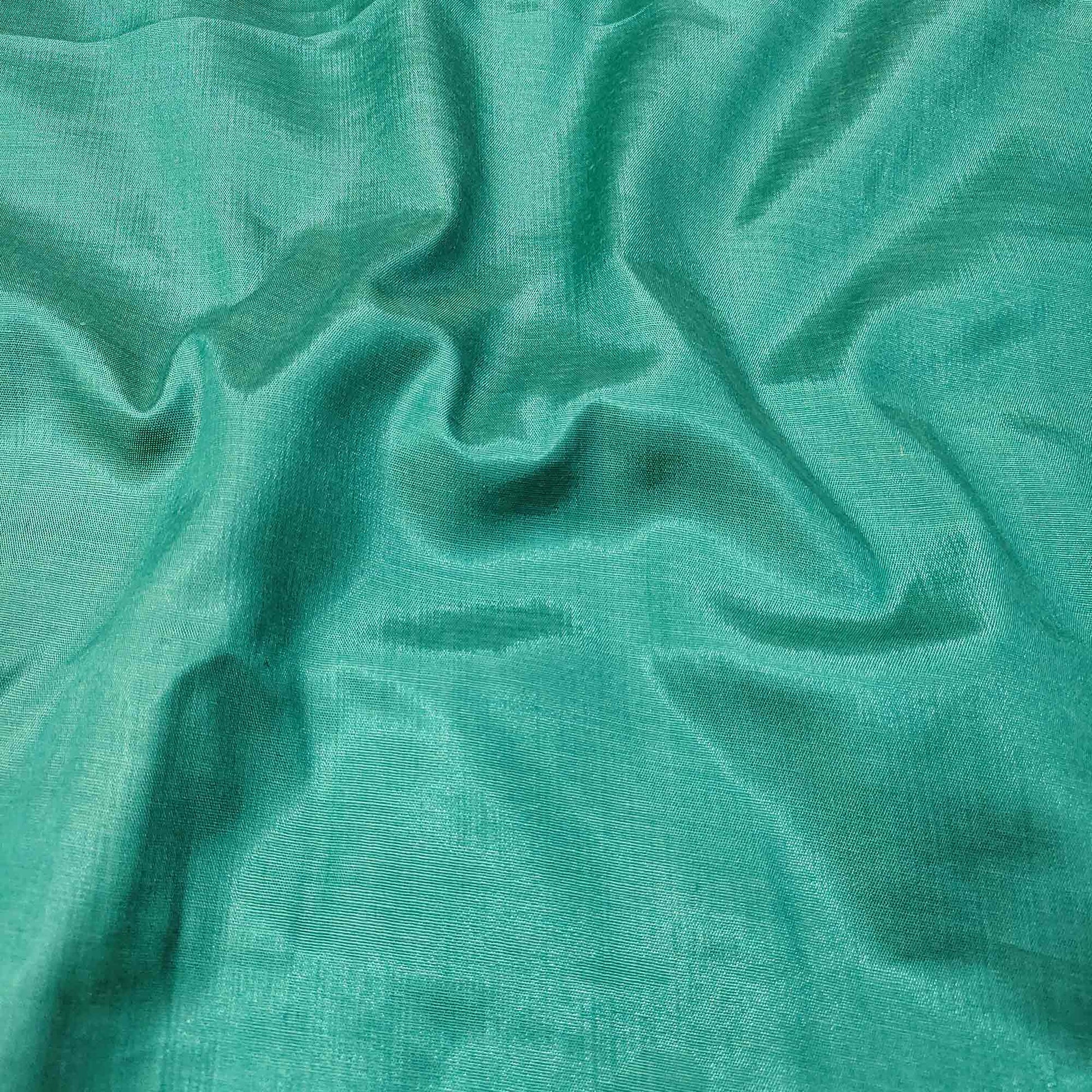 green-floral-printed-organza-dress-material-1