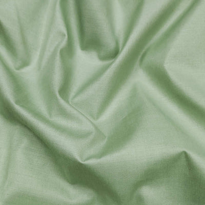 Dusty Green Embroidered Cotton Blend Dress Material