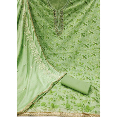 green-floral-hand-embroidered-organza-dress-material