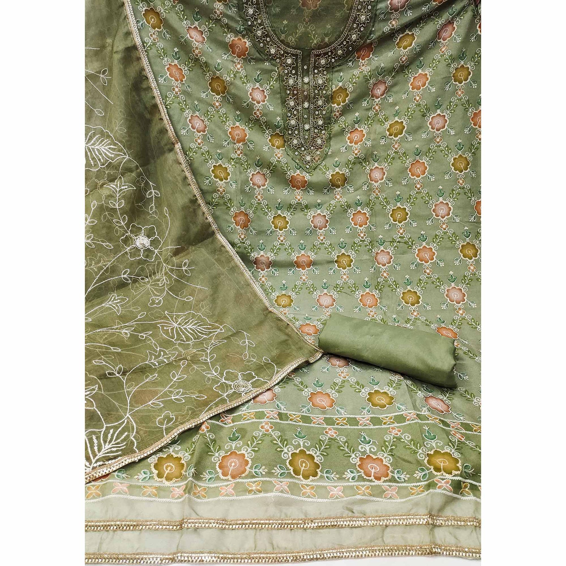 green-digital-printed-with-hand-embroidered-organza-dress-material