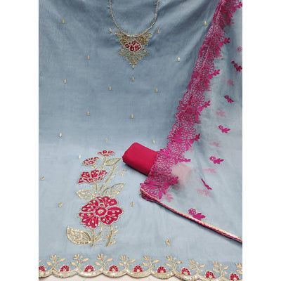 grey-floral-hand-embroidered-cotton-silk-dress-material