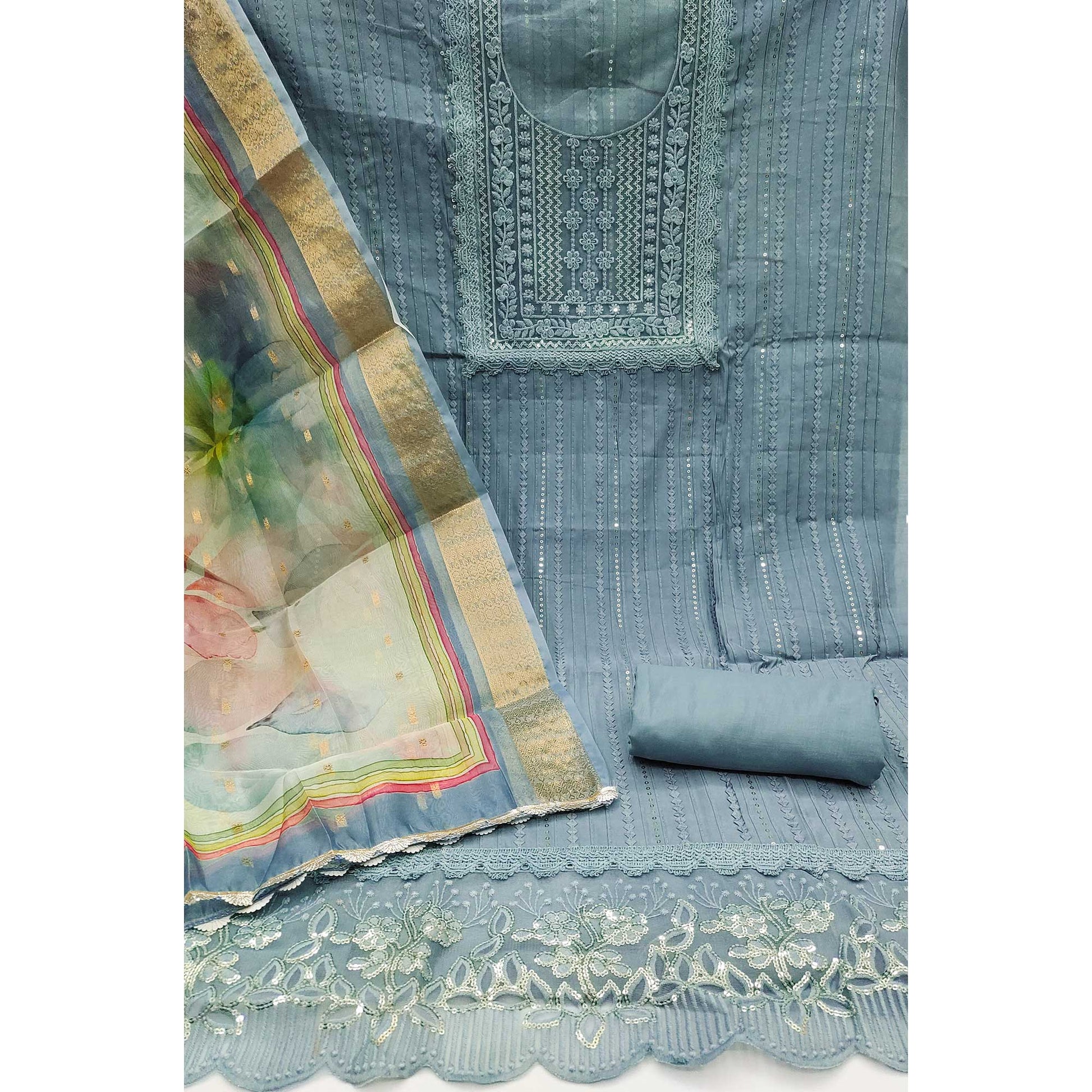 grey-floral-sequins-embroidered-cotton-silk-dress-material