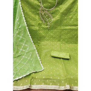 green-woven-with-handwork-shimmer-banarasi-silk-material-material