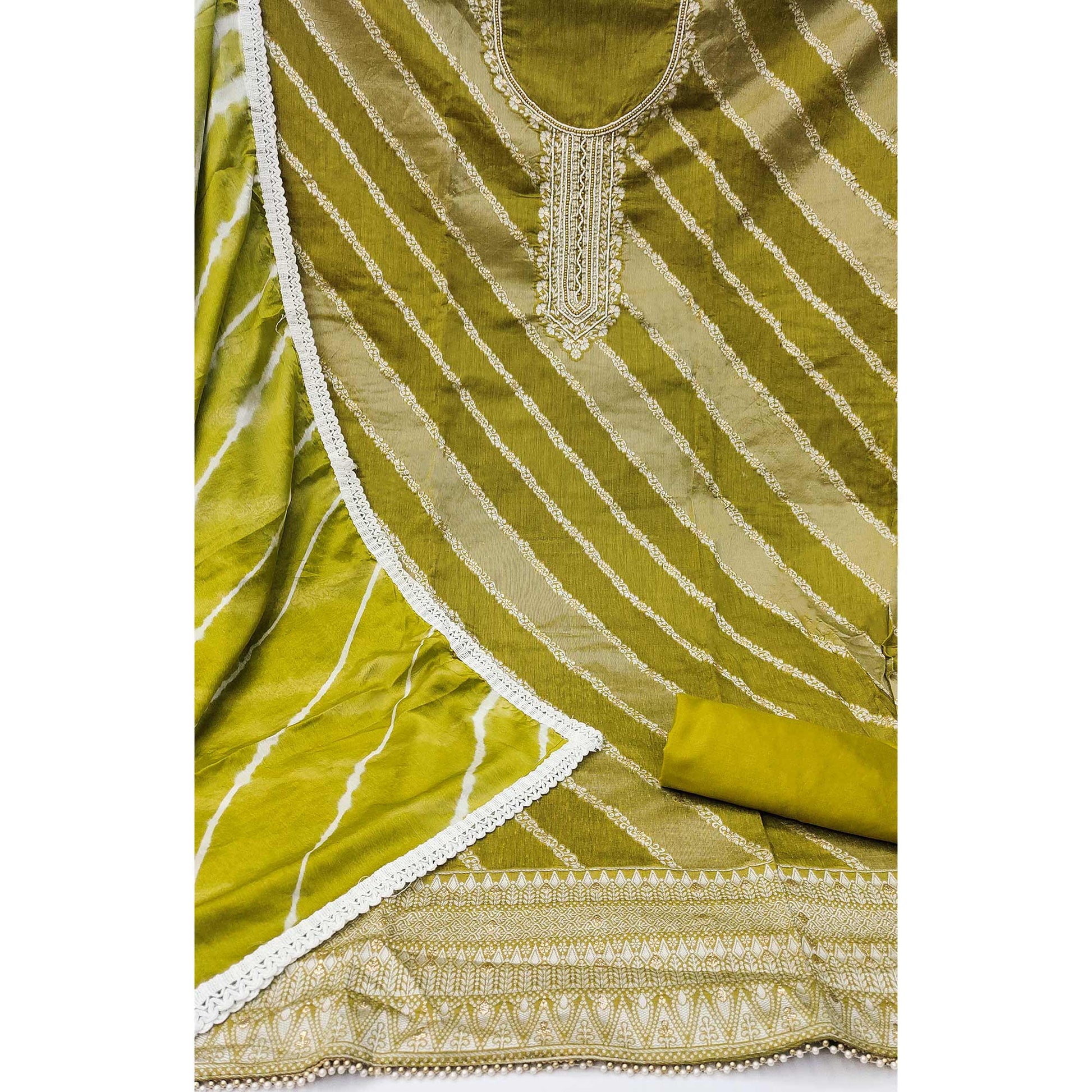 green-floral-woven-with-handwork-banarasi-silk-dress-material-4
