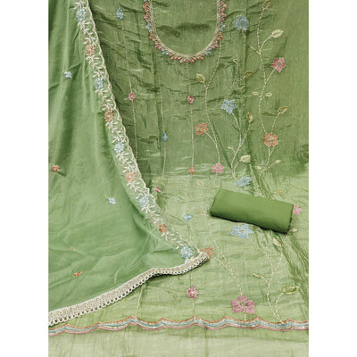 green-floral-sequins-embroidered-viscose-golden-crush-dress-material-15