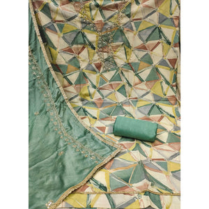green-geometric-digital-printed-with-handwork-roman-cotton-silk-dress-material