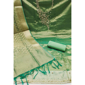 green-floral-moti-gota-patti-handwork-viscose-dress-material