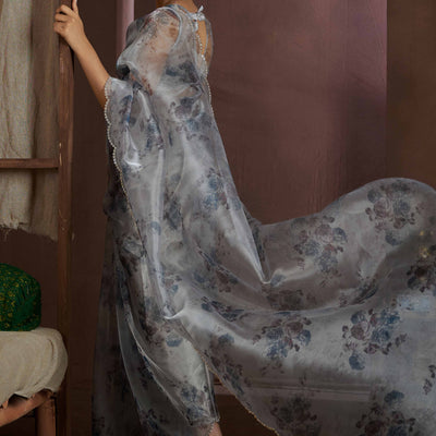 grey-floral-printed-soft-organza-saree-with-stone-work-border