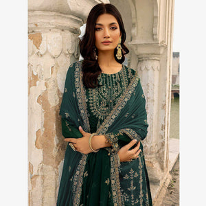 green-floral-sequins-embroidered-georgette-semi-stitched-suit-1