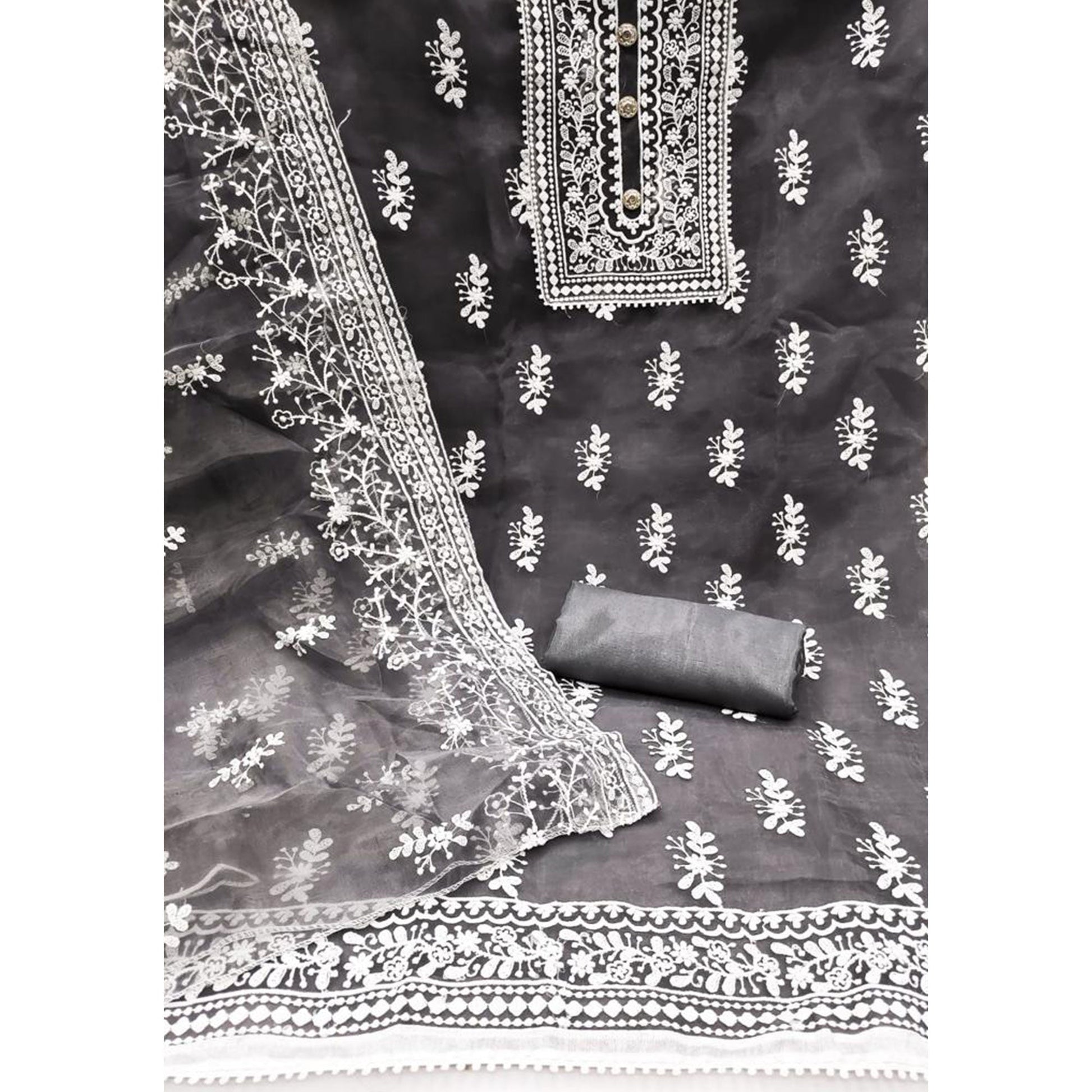 grey-floral-embroidered-organza-dress-material-1
