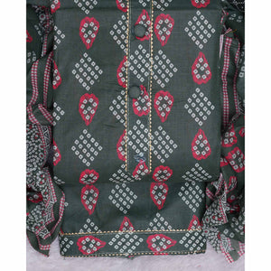 green-bandhani-printed-cotton-blend-dress-material