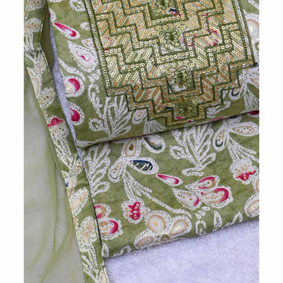 green-foil-printed-with-sequins-embroidery-cotton-blend-dress-material