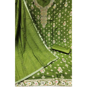 green-woven-jacquard-dress-material-3