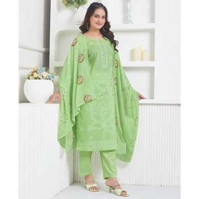 green-printed-pure-cotton-salwar-suit-with-mirror-work