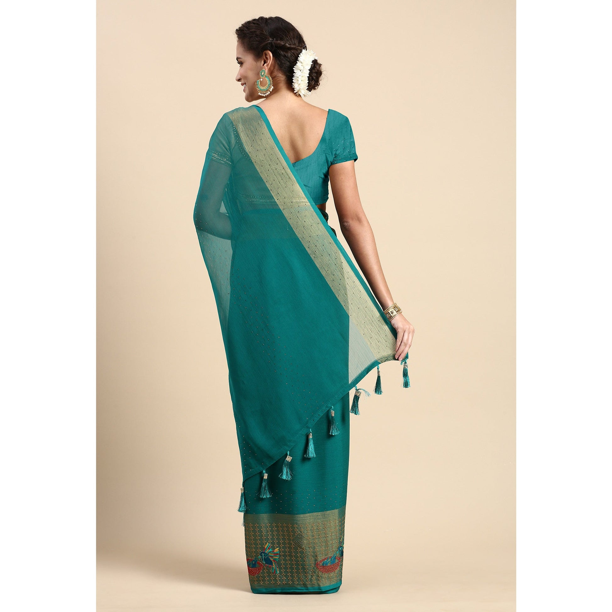 green-embroidered-with-swarovski-work-viscose-saree