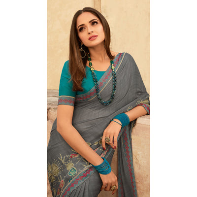 grey-floral-printed-with-embroidered-border-silk-saree