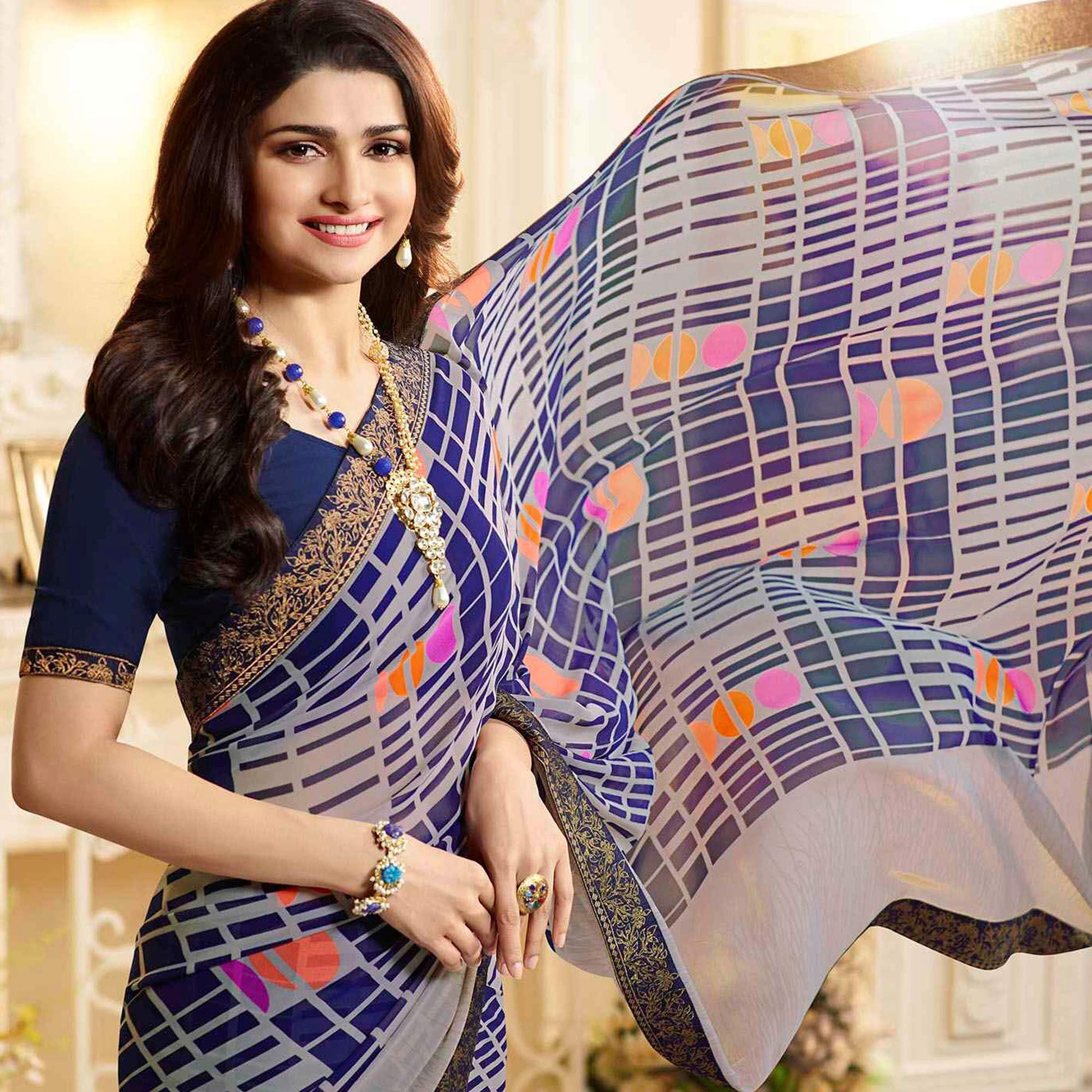 grey-blue-printed-georgette-saree-with-lace-border