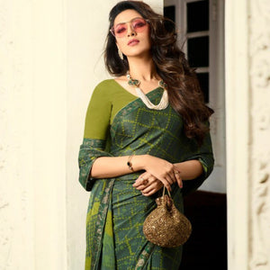 green-printed-art-silk-saree-with-lace-border-1