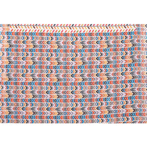 Cream & Multicolor Digital Floral Printed Linen Saree