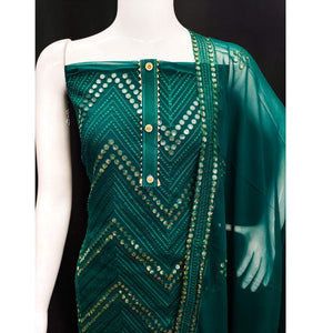 green-sequins-embroidered-georgette-dress-material-1