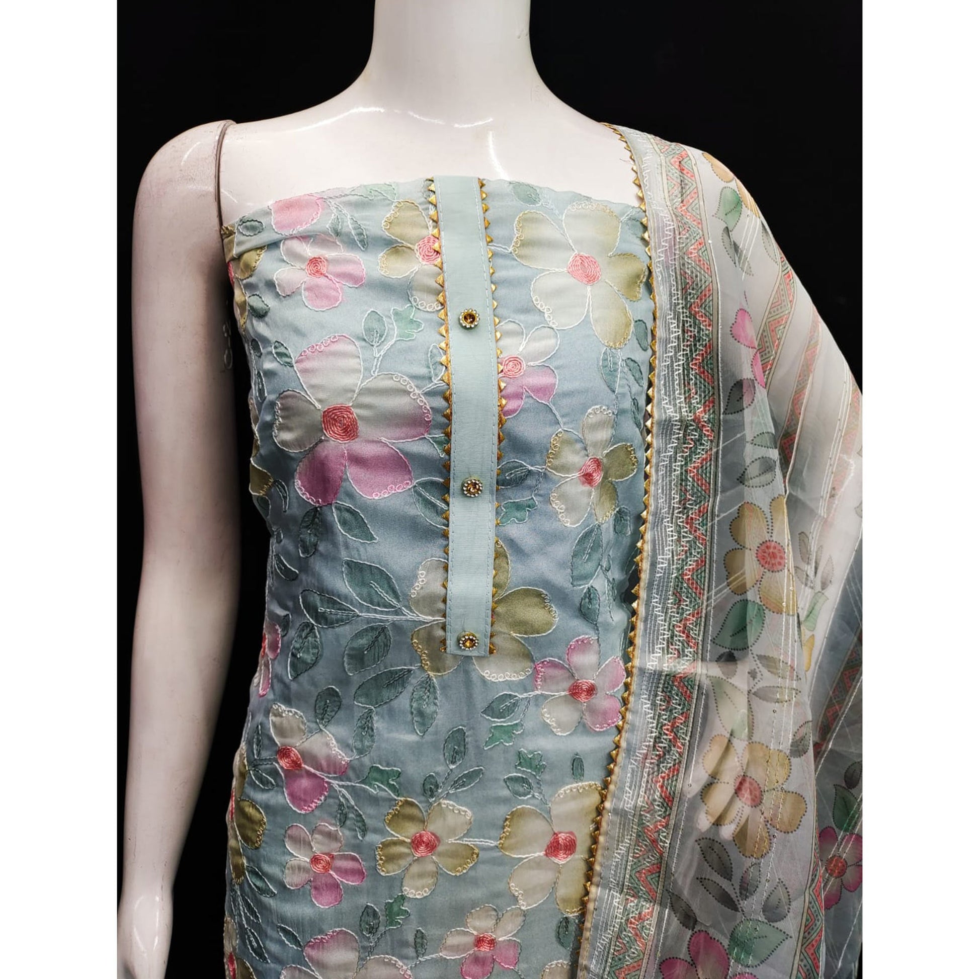 grey-floral-printed-organza-dress-material