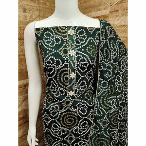 green-bandhani-printed-vichitra-silk-dress-material