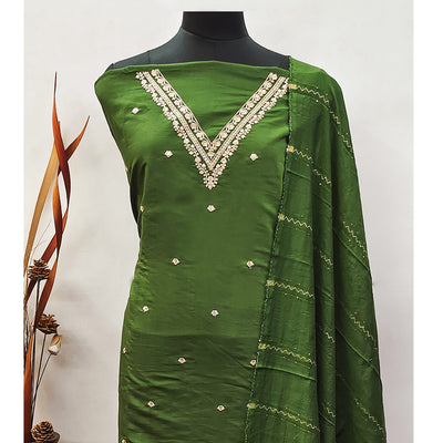 green-floral-embroidered-viscose-dress-material-2