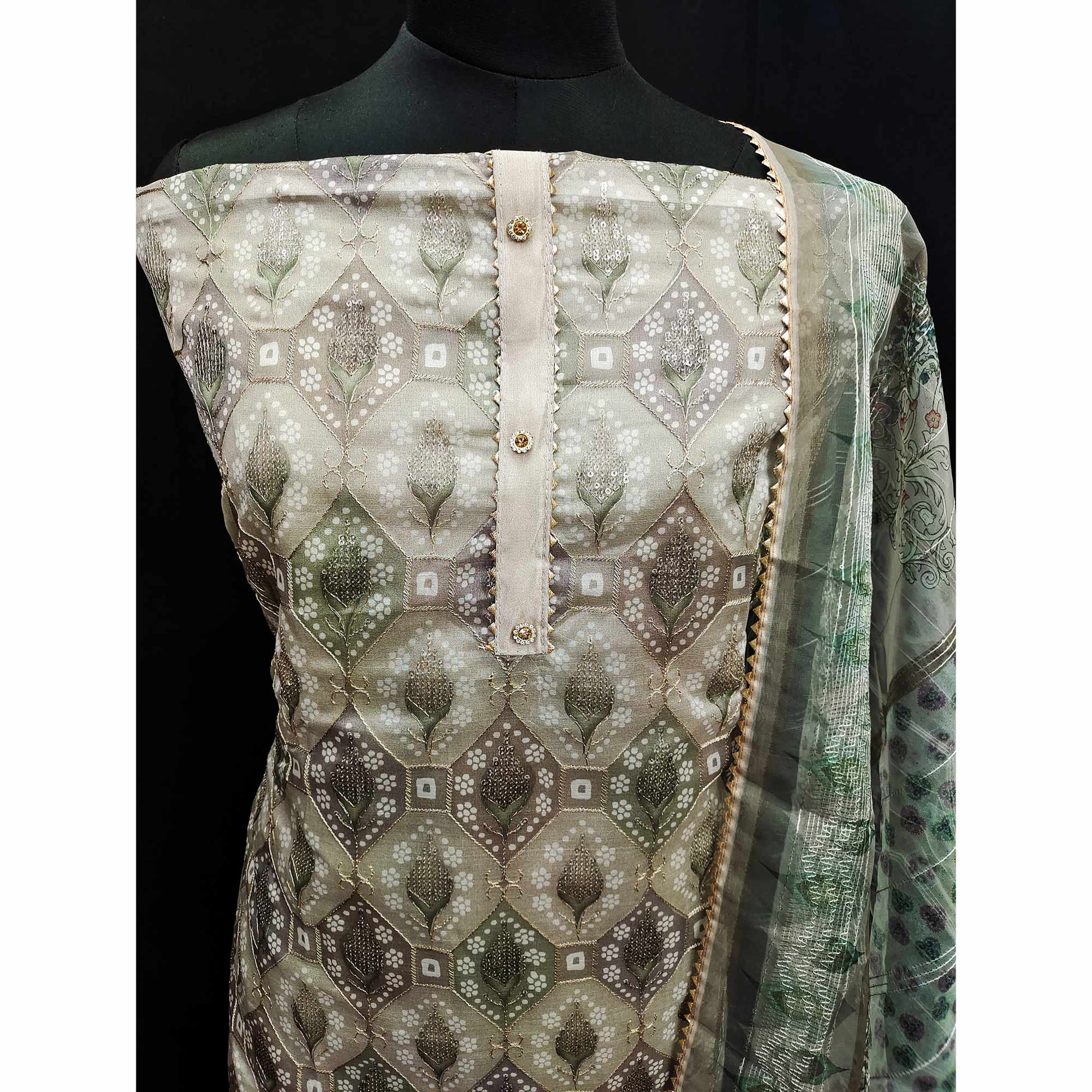 green-embroidered-with-printed-organza-dress-material