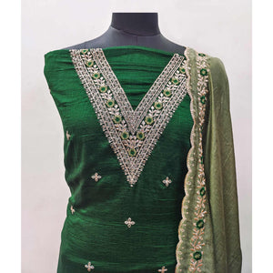 green-floral-embroidered-vichitra-silk-dress-material-8