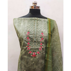 green-embroidered-art-silk-dress-material-2