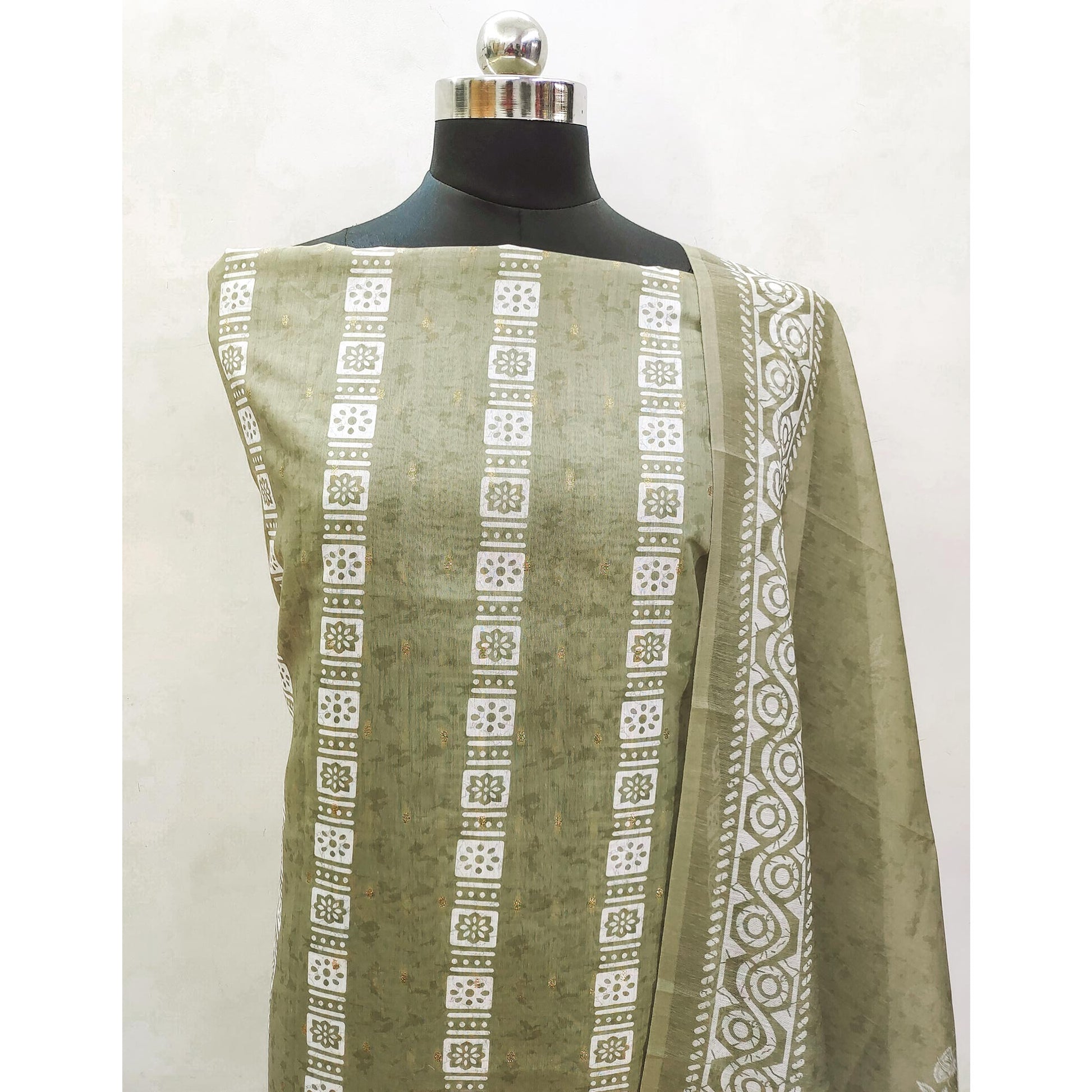 green-floral-printed-chanderi-dress-material-3