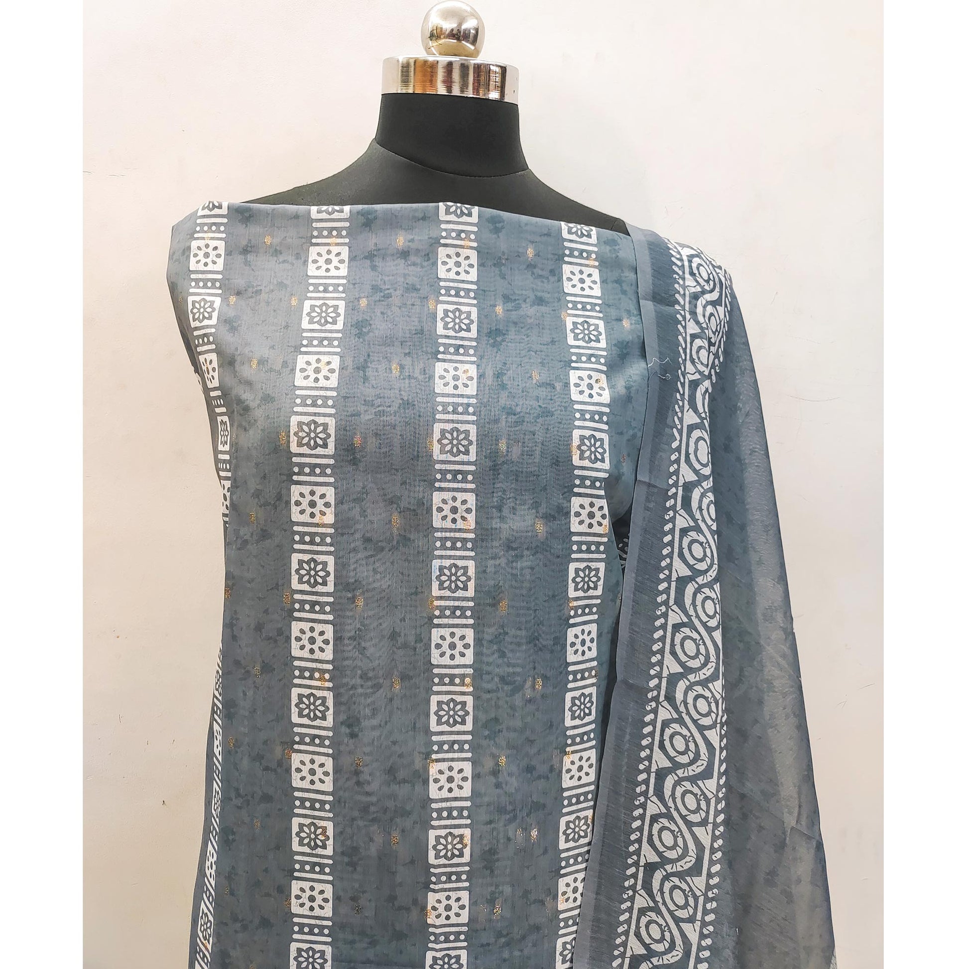 grey-floral-printed-chanderi-dress-material-2