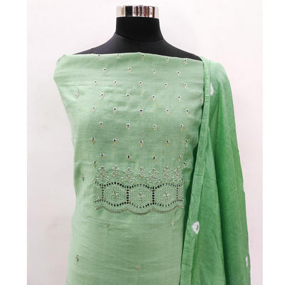 green-embroidered-cotton-blend-dress-material-1