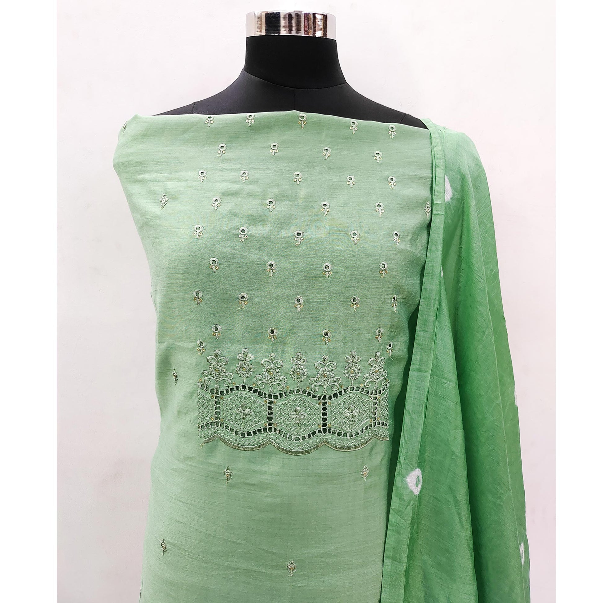 green-embroidered-cotton-blend-dress-material-1