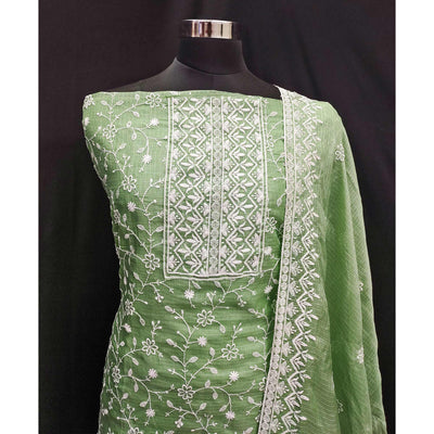 green-floral-embroidered-kota-doria-dress-material-1