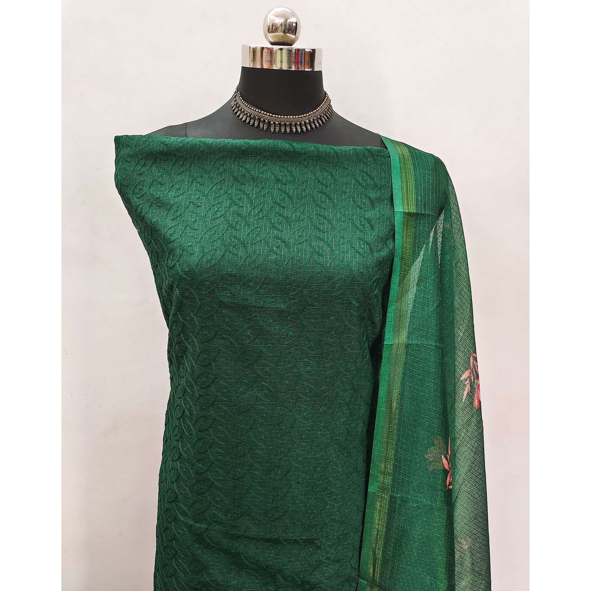 green-embroidered-kota-doria-dress-material-1