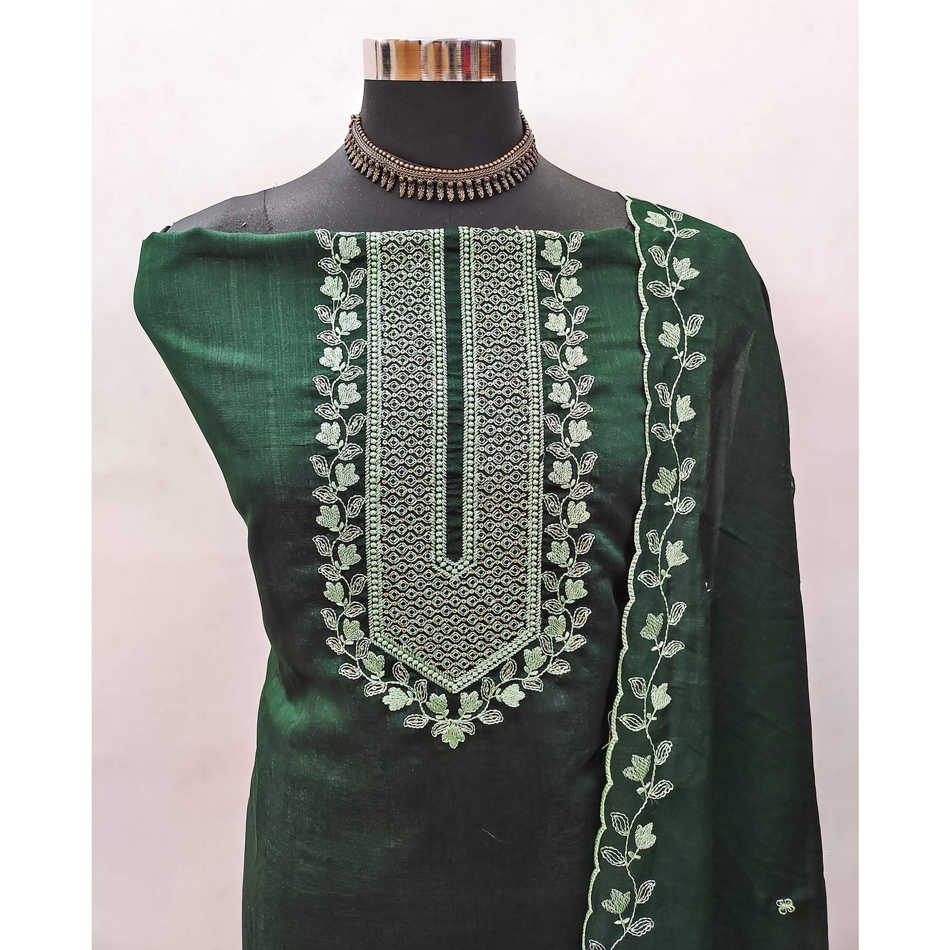 green-embroidered-vichitra-silk-dress-material-3