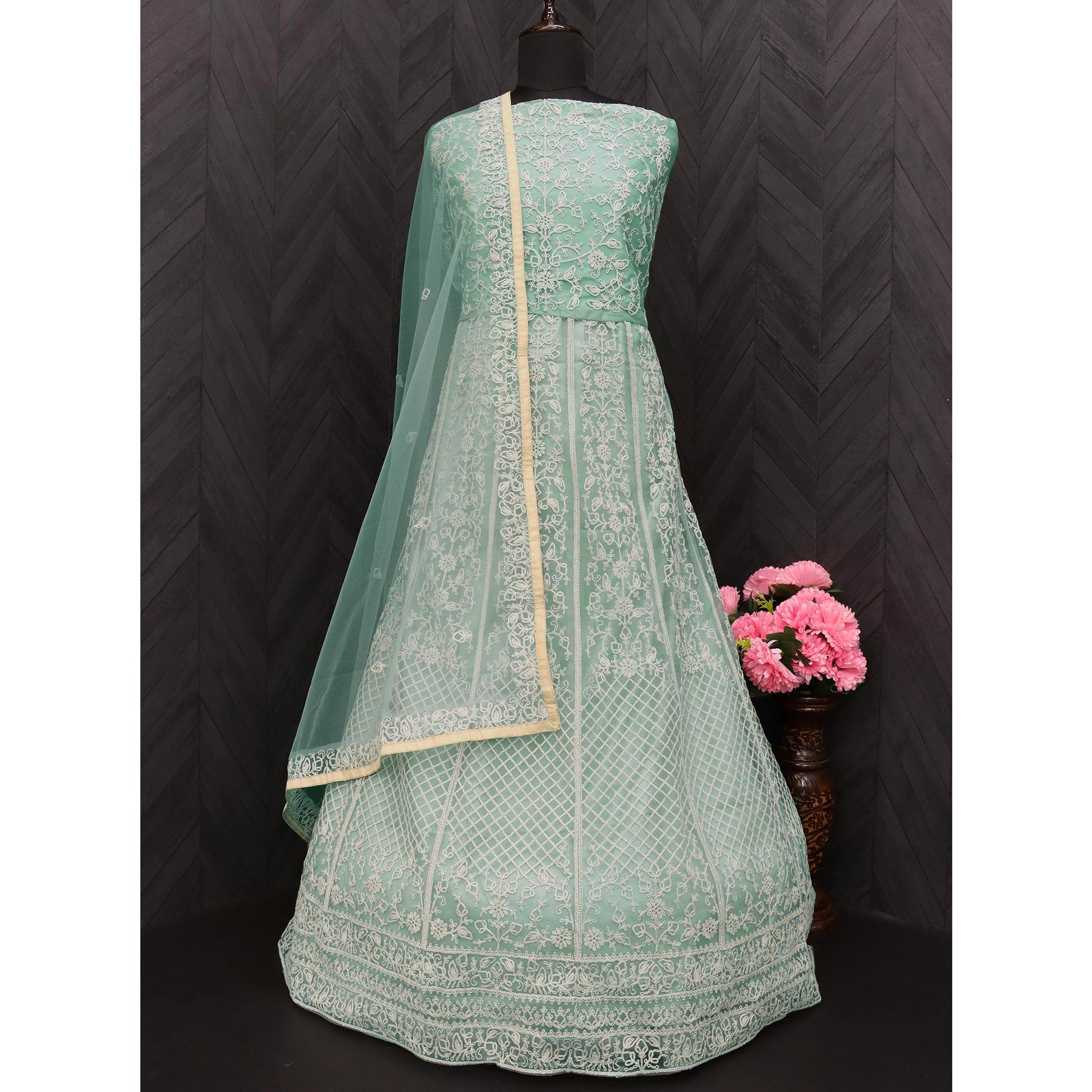 green-floral-embroidered-net-semi-stitched-anarkali-suit-1