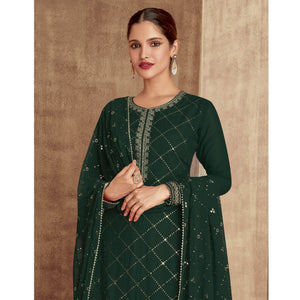 green-sequins-embroidered-georgette-semi-stitched-palazzo-suit