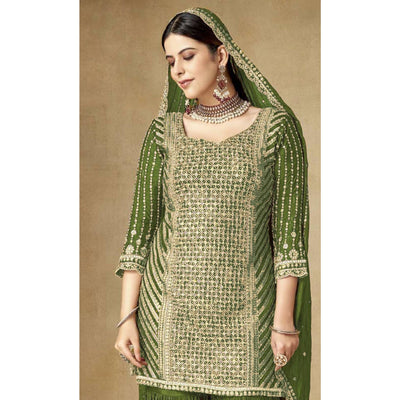 green-sequins-embroidered-chinon-semi-stitched-sharara-suit-1