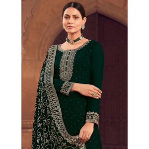 green-sequins-embroidered-georgette-semi-stitched-suit-2